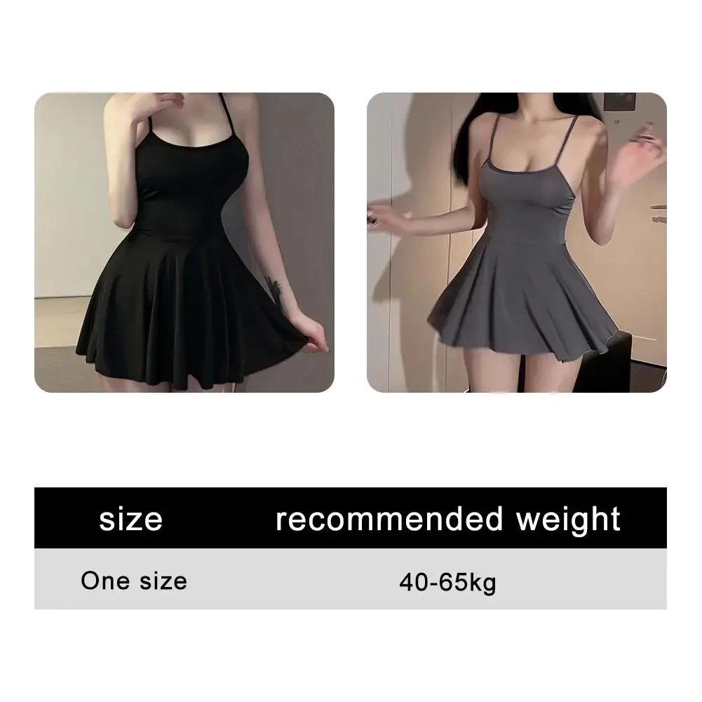 NEUES Damen Plissiertes Mikro-Minikleid, Bandage, Glattes, Gleichmäßiges Slip-Minikleid, Nachtclub-Outfit, Verführerisches Rüschenkleid, Rückenfrei, Sexy – Detail 3