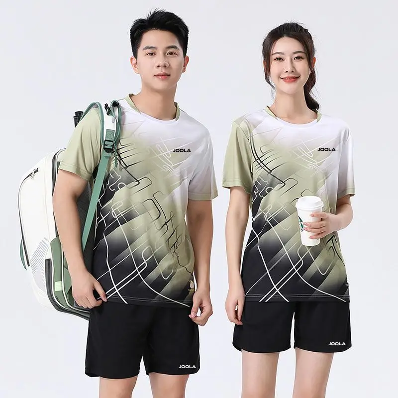 JOOLA Quick Drying Table Tennis Suit Set Summer Men's and Women's Sports Leisure Quick Drying Breathable Two piece Set - Image 2