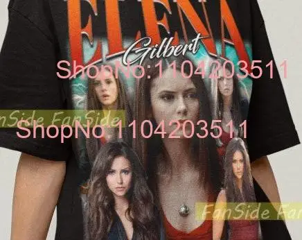 Elena GilberT T Shirt sweaT nina dobrev salvatore long or short sleeves