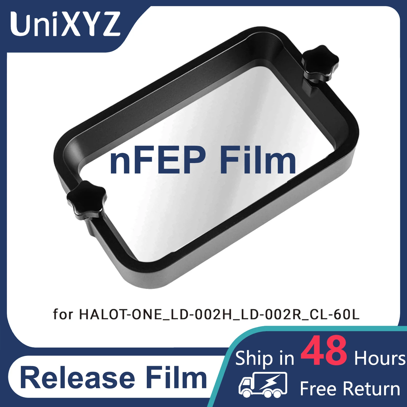 0.127mm NFEP Release Film for Creality LD-002R Halot One Lite Phrozen Sonic Mini 4K 8K 8KS Mighty Shuffle Make XL FEP Film Sheet