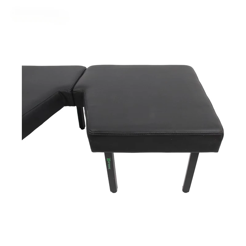 Medical pet ultrasound bed side notch for easy inspection of ultrasound bed