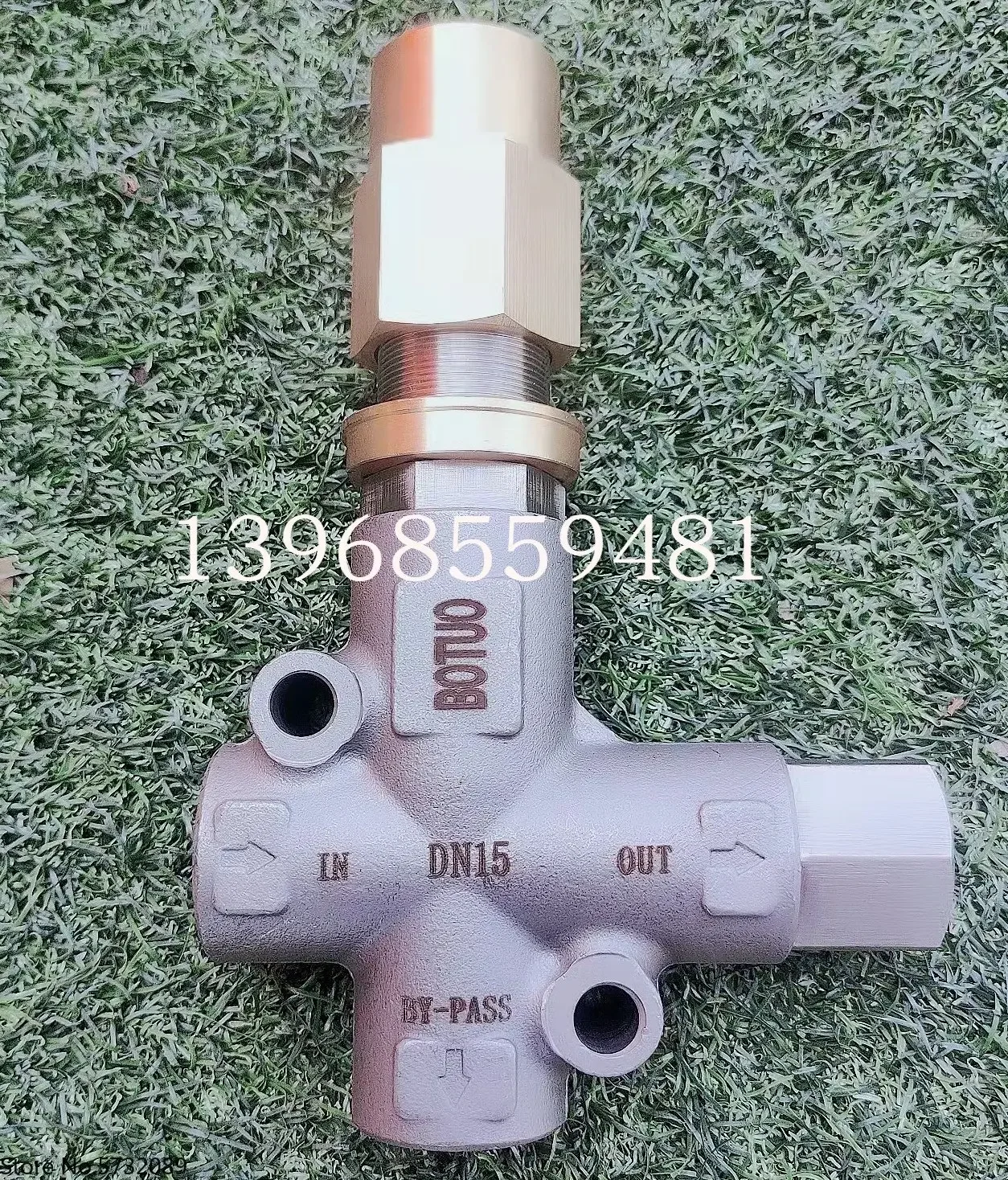 Pressure regulating valve for 500kg 55mpa high-pressure rust removal and washing of large ship pump head