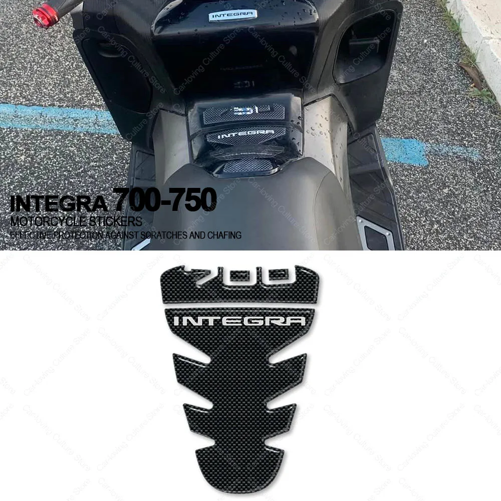 Motorcycle Waterproof Protective Stickers Saddle Part Stickers 3D Resin Protective Sticker For INTEGRA 700-750 INTEGRA 700