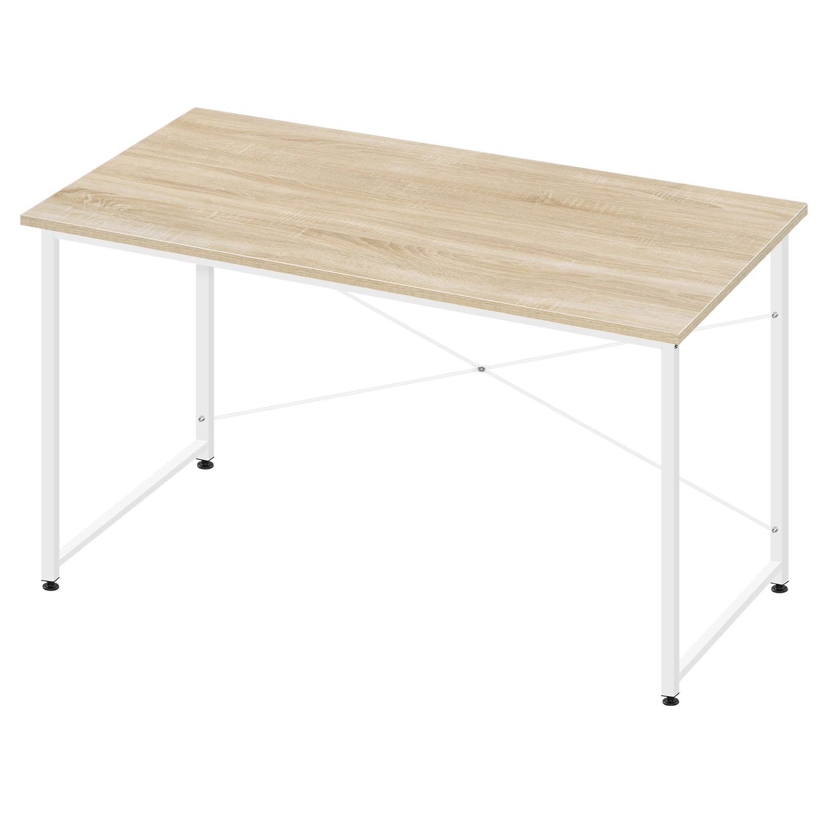 WOLTU Moderner Computertisch mit Metallrahmen, Büro-Schreibtisch, Gaming-Tisch, großer Büro-Arbeitsplatz für das Schlafzimmer im Home-Office