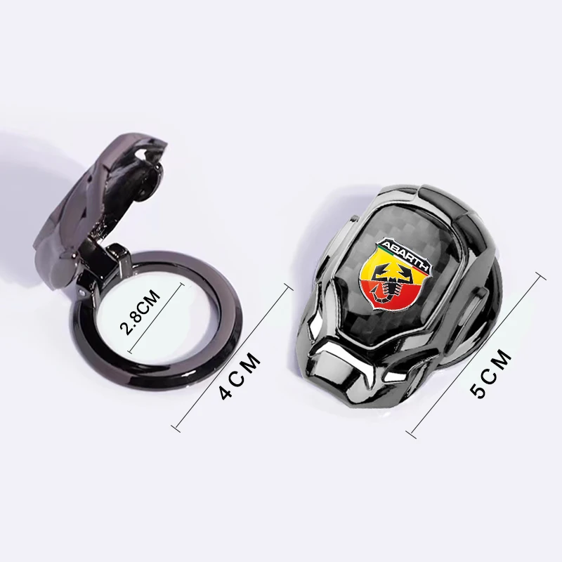 Car One-click Start Protective Cover Interior Button Decoration Sticker for Abbas Fiat Grande 500C Doblo Pondo Stilo Punto Panda