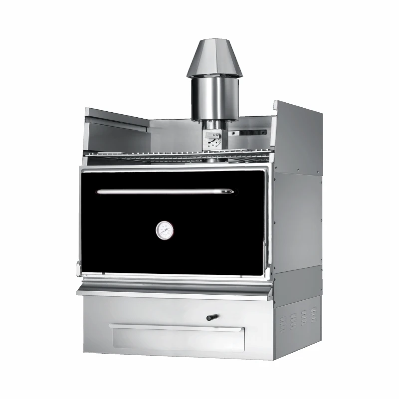 Charcoal Oven Without Cabinet Kitchen Making Equipment Stainless Steel BBQ Grill Barbecue Charcoal Broiler Grill Oven Machine