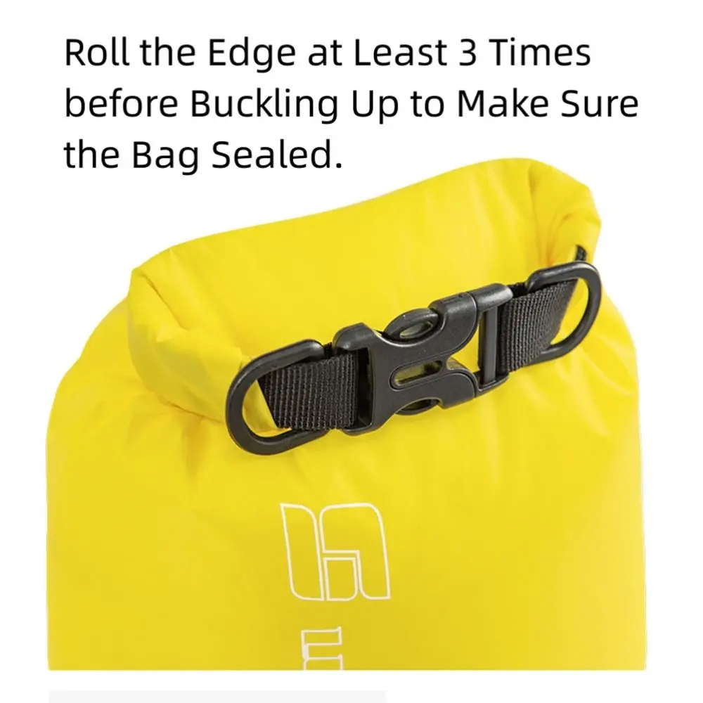 3/5/8/12/15/25/35/75L Water Separation Dry Bag Lightweight Waterproof Dry Gear Storage Sack Portable Wear Resistant Swimming Bag