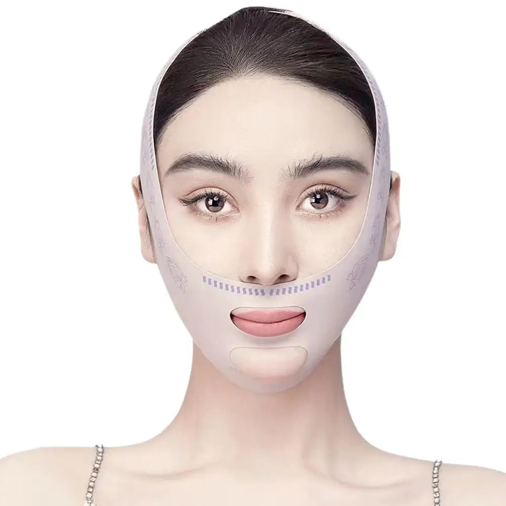 1 pz traspirante V Face Band Cheek Lift Up Face sottile ridurre la fasciatura delle rughe V-Line Shaping Bandage Anti Mask Double Face Chi F4J5