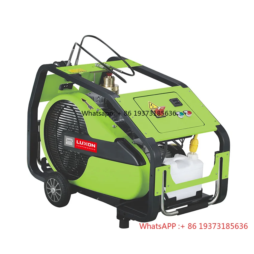 Luchtcompressorset van 300 bar Draagbare luchtpompcompressoreenheid