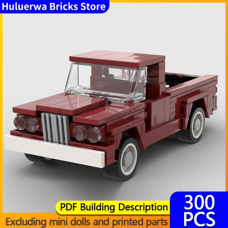 

Speed Hypercar Model MOC Building Bricks Gladiator Retro Pickup Truck Modular Technology Gift Holiday Assemble Children Toy Suit