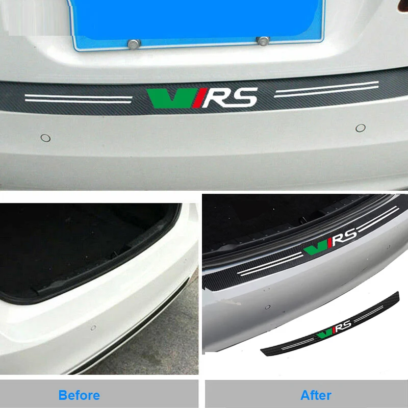 ملصق حماية المصد الخلفي للسيارة لـ Skoda ، vr ، Octavia ، FABIA ، KAMIQ ، KAROQ ، KODIAQ ، سريع ، رائع ، Yeti