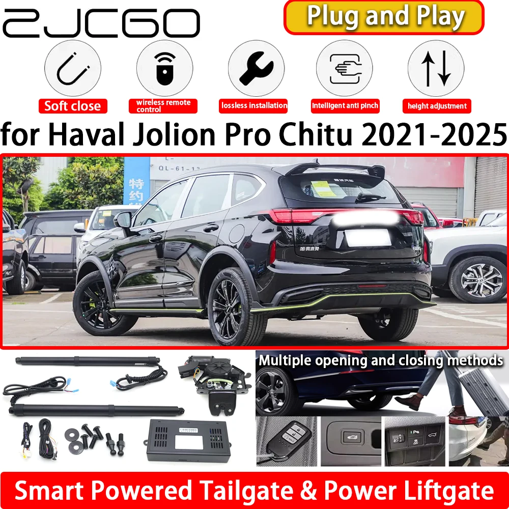 

ZJCGO for Haval Jolion Pro Chitu 2021-2025 OEM Automatic Electric Powered Tailgate Power Liftgate Tail Gate Lift Kit System