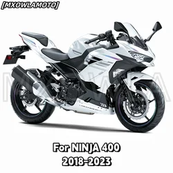 Snowy White New Fairings Kit Fit For Ninja 400 2018 2019 2020 2021 2022 2023 Bodywork Set High Quality ABS Injection