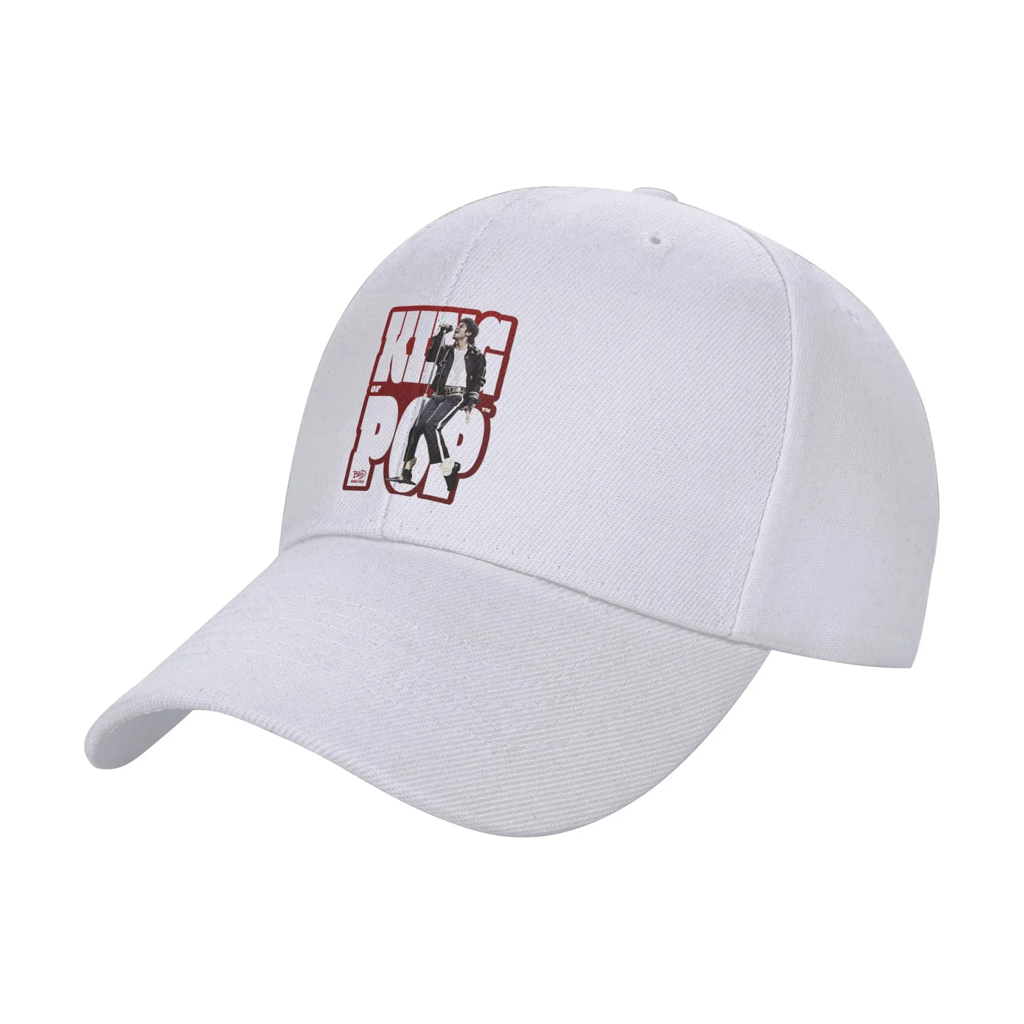 The King Of Pop Michael Jackson Baseball Cap  y2k Cute Unisex Men Trucker Hat Sun Print Outdoor Sport Baseball Caps Gift Idea