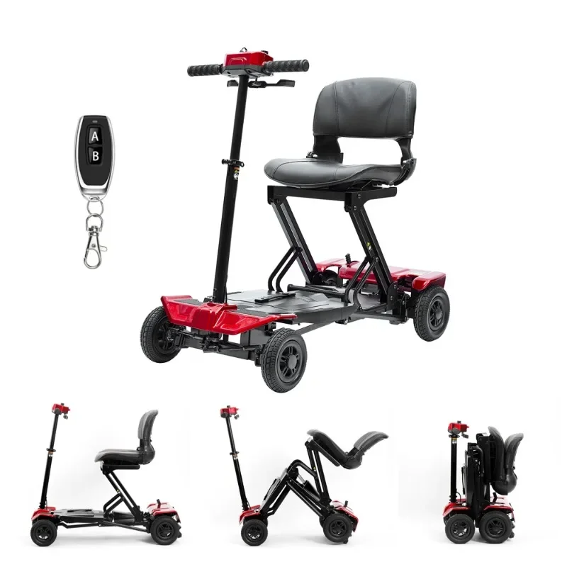 

Mobility Scooter For Adult 4 Wheels Automatic Atto Folding Light Weight Electric Elderly Scooter For Seniors