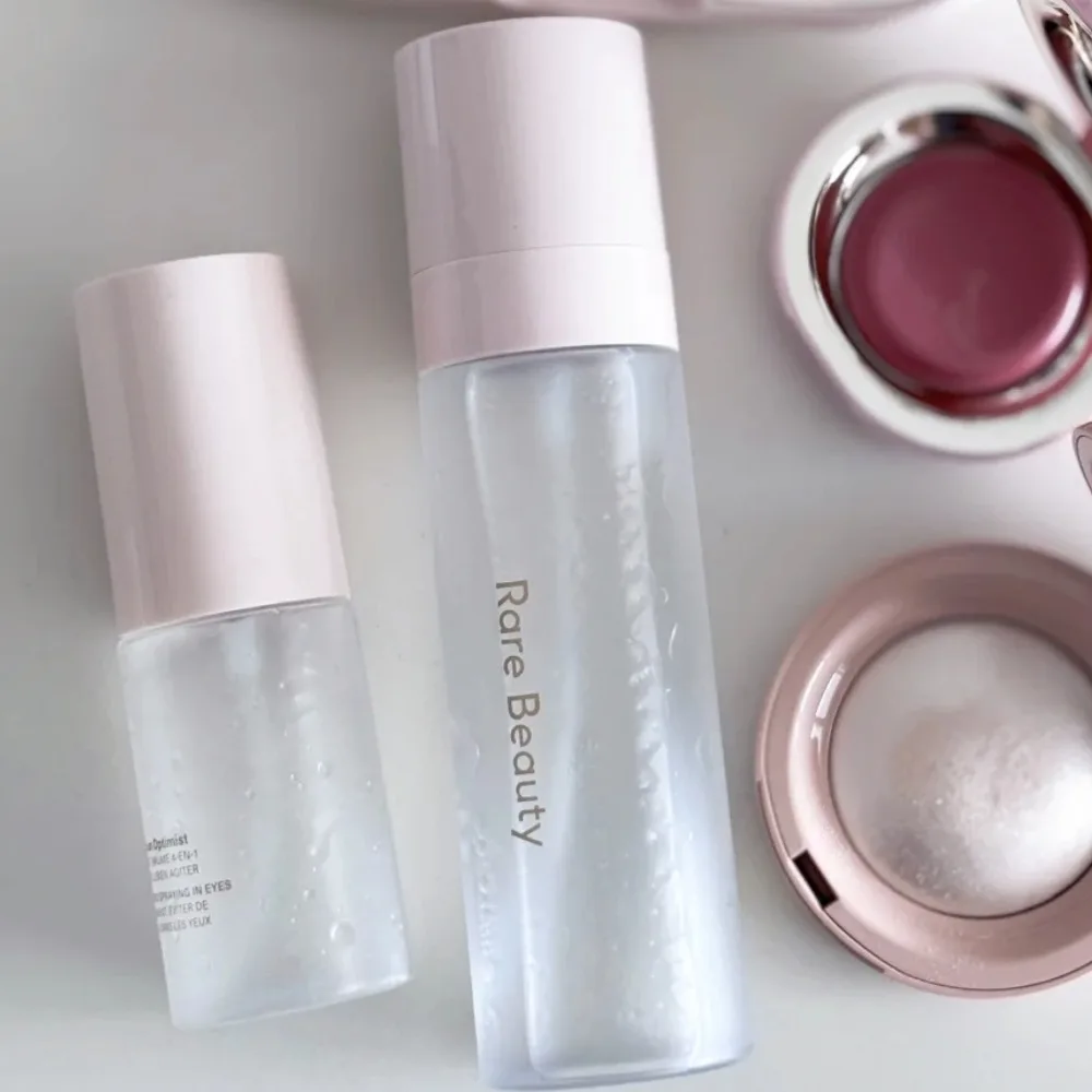 Spray 4 in 1 Rare Beauty Always an Optimist 85ml, Fissante, Illuminante, Idratante, Primer, Finitura Fresca, Lunga Durata