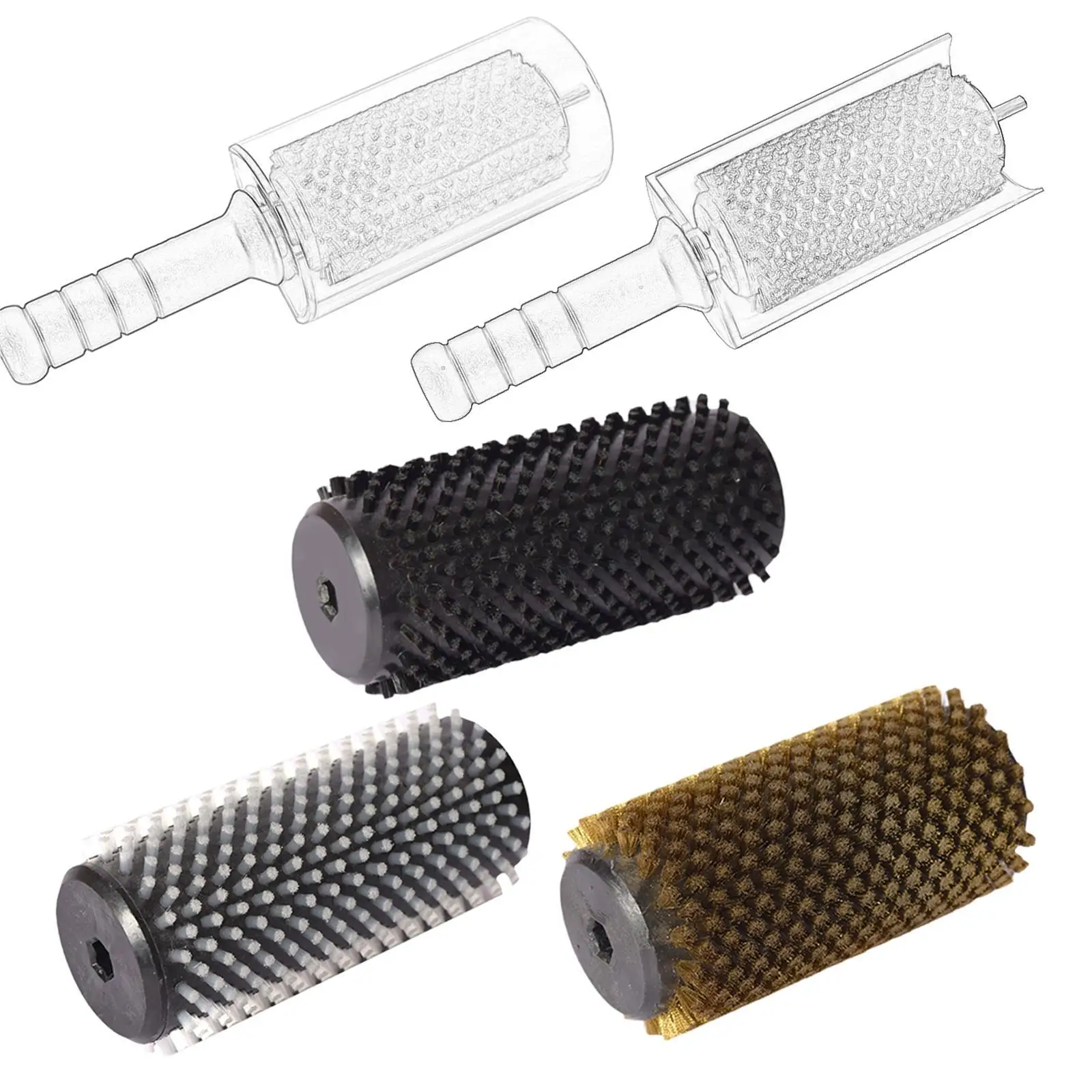 

Interchangeable Ski Brush Ski Wax Brush Versatile Part Equipment Snowboard