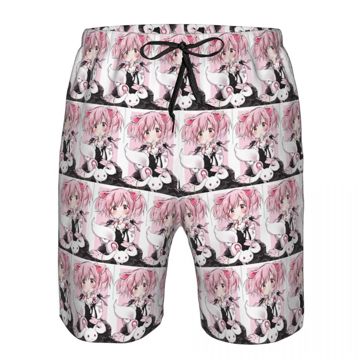 Puella Magi Madoka Magica Trunks Beach Board Shorts Casual Quick Dry Swim Summer Men Pants