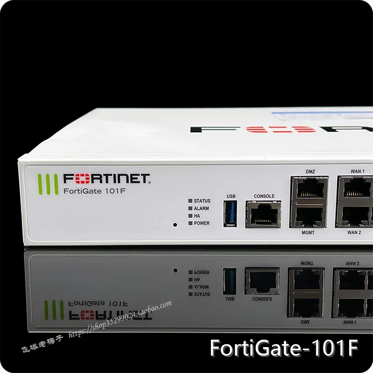 90% New FortiGate 101F Firewall 10 Gigabit Solid State Drive Dual Power Supply Redundancy FG-101F