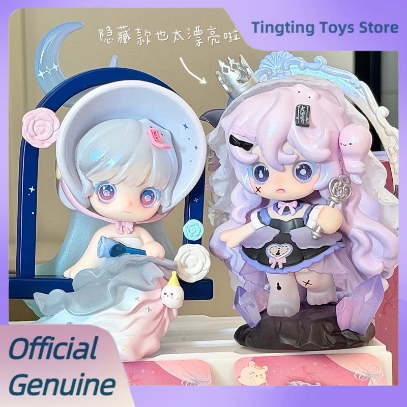 Keeno V4 – boîte aveugle série Miracle Feast, figurines mignonnes, poupées, ornements tendance, modèle de jouets, boîte mystère, cadeau d'anniversaire