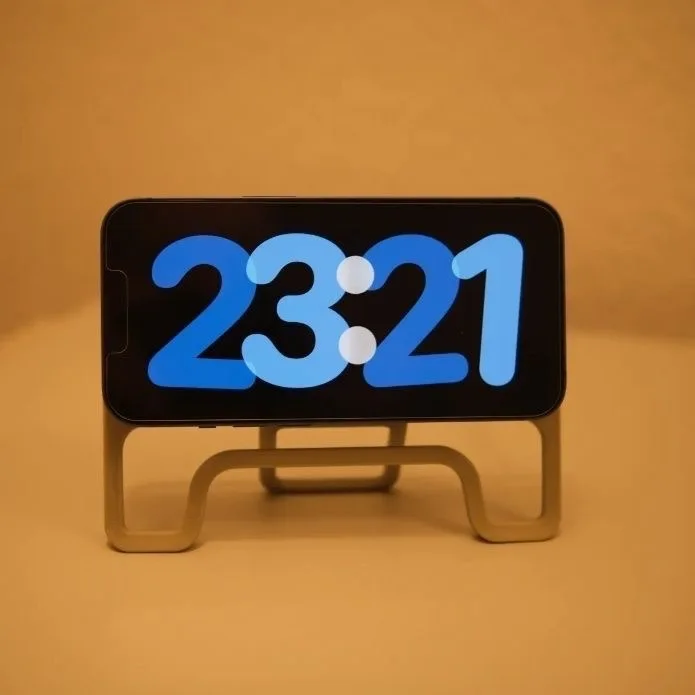 

For Apple MAGsafe phone holder, vintage display style, simple lines