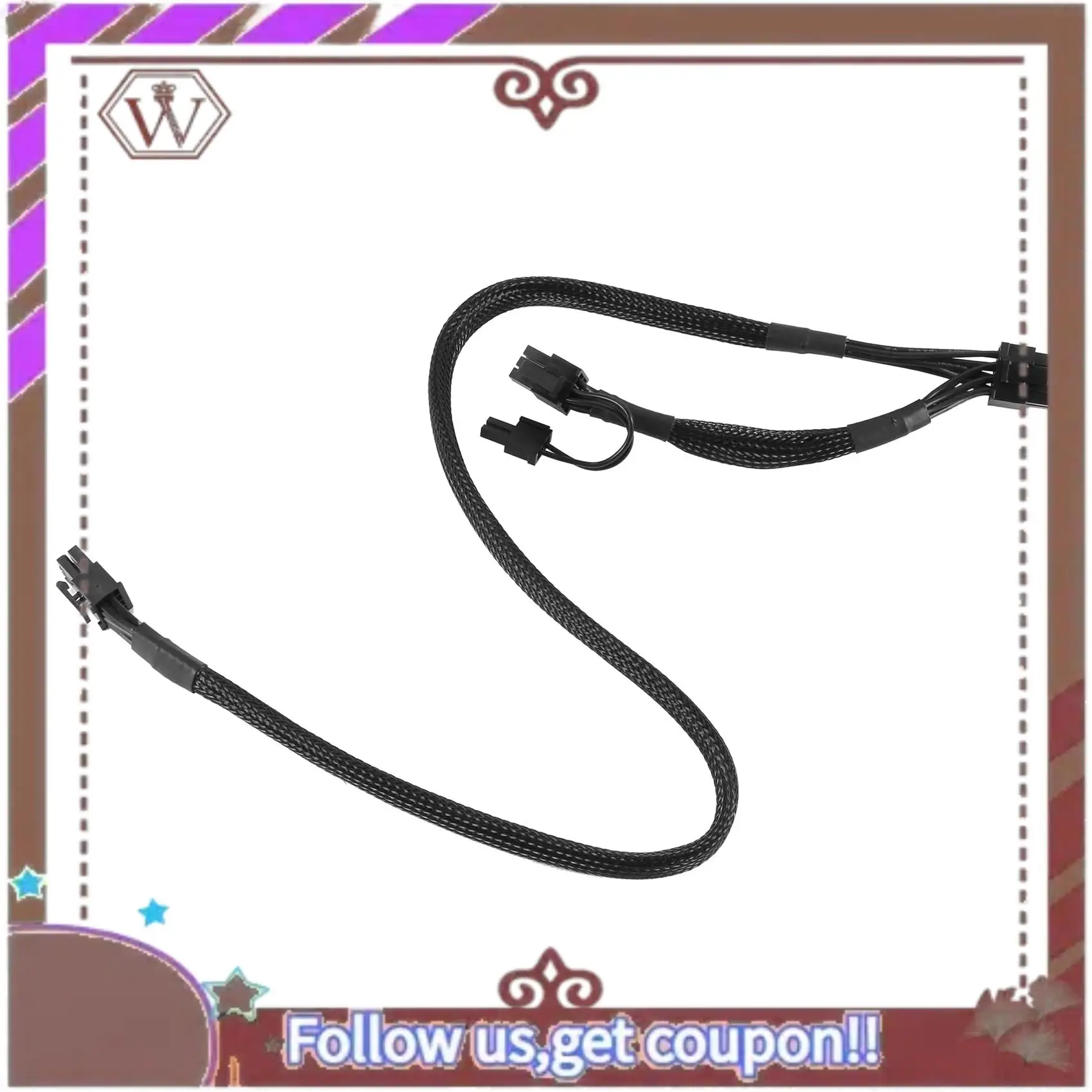 أحدث 2X PCI-E المزدوج 8Pin إلى 8Pin (6 + 2Pin) كابل إمداد الطاقة المعياري لـ Corsair RM1000X RM550X 650X 750X 850X