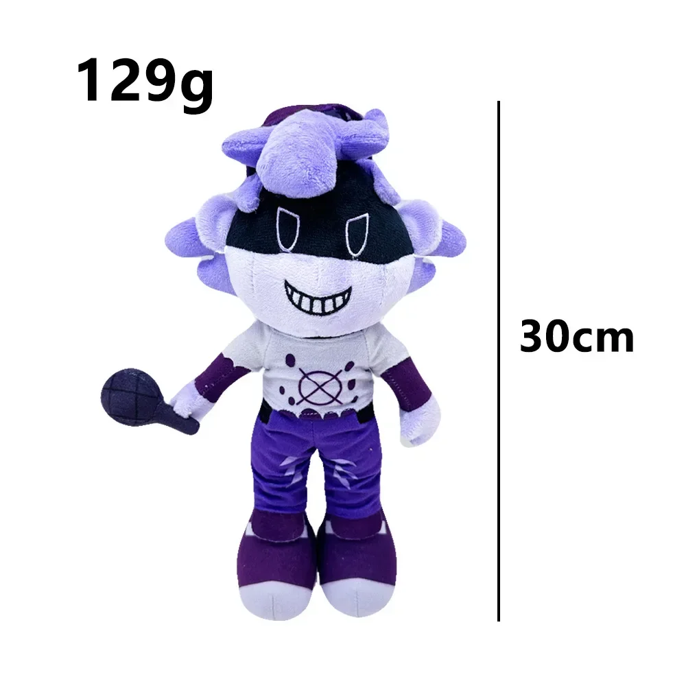 Sexta-feira à noite Funkin brinquedo de pelúcia fofo 30 cm FNF WHITTY Plushies para crianças meninos e meninas presentes