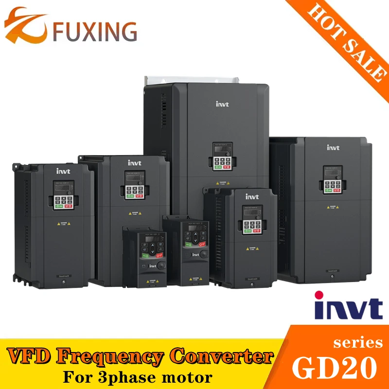 

Оригинальный инвертор INVT GD20-030G-4 GD20-037G-4 Преобразователь частоты VFD, привод 380 В, 30 кВт, 37 кВт для 3-фазного управления скоростью двигателя