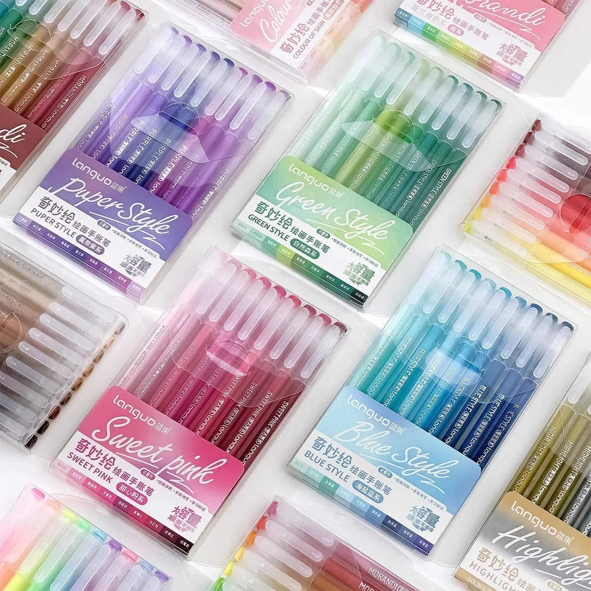 Languo 207/81/9 colors Multi-C - đánh giá và giá Gel Ink Pen Set