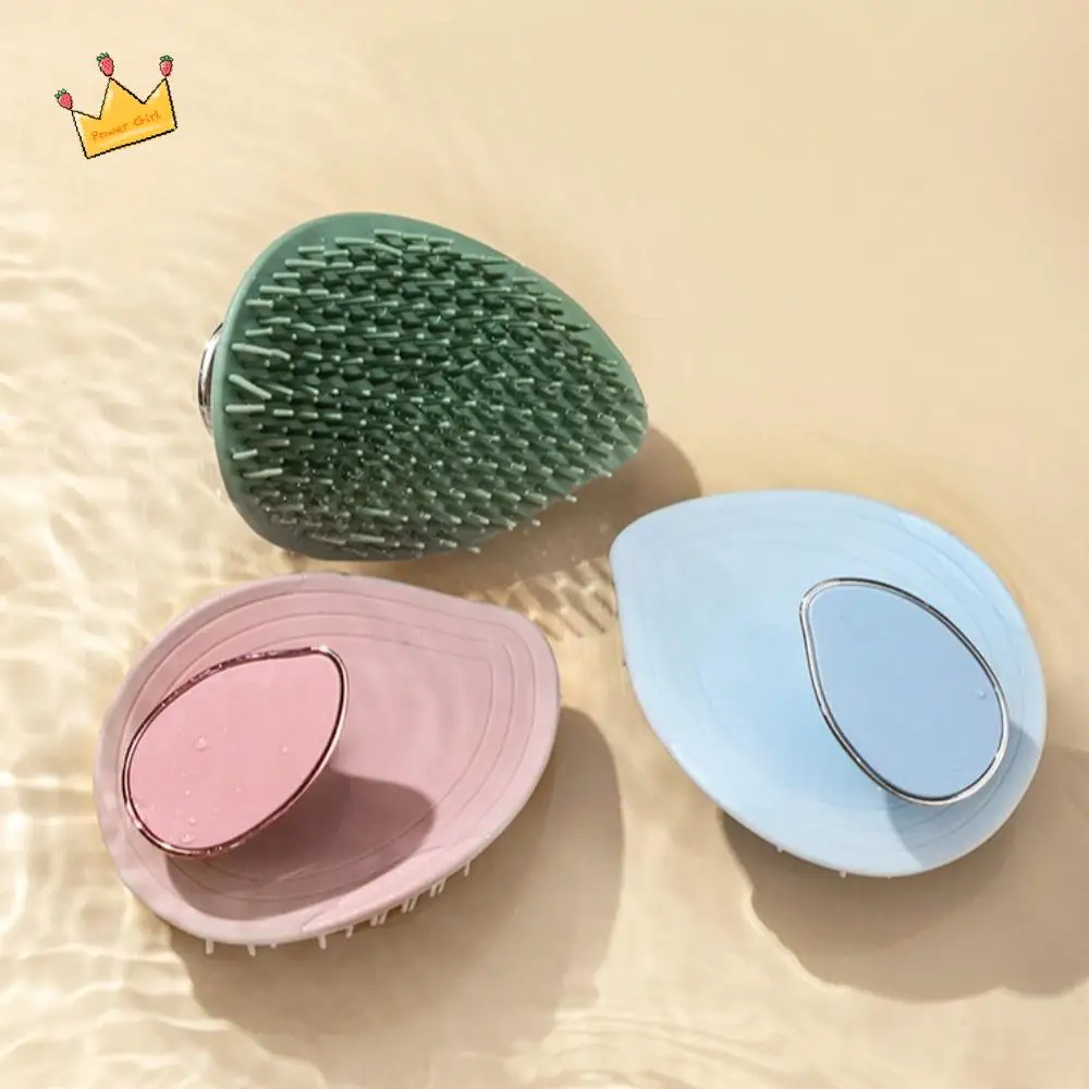 

Hair Care Tool Shampoo Brush Leaf Shape Scalp Massage Hair Washing Comb Arc-shaped Body Brush Scalp Massage Brush Women/Girls