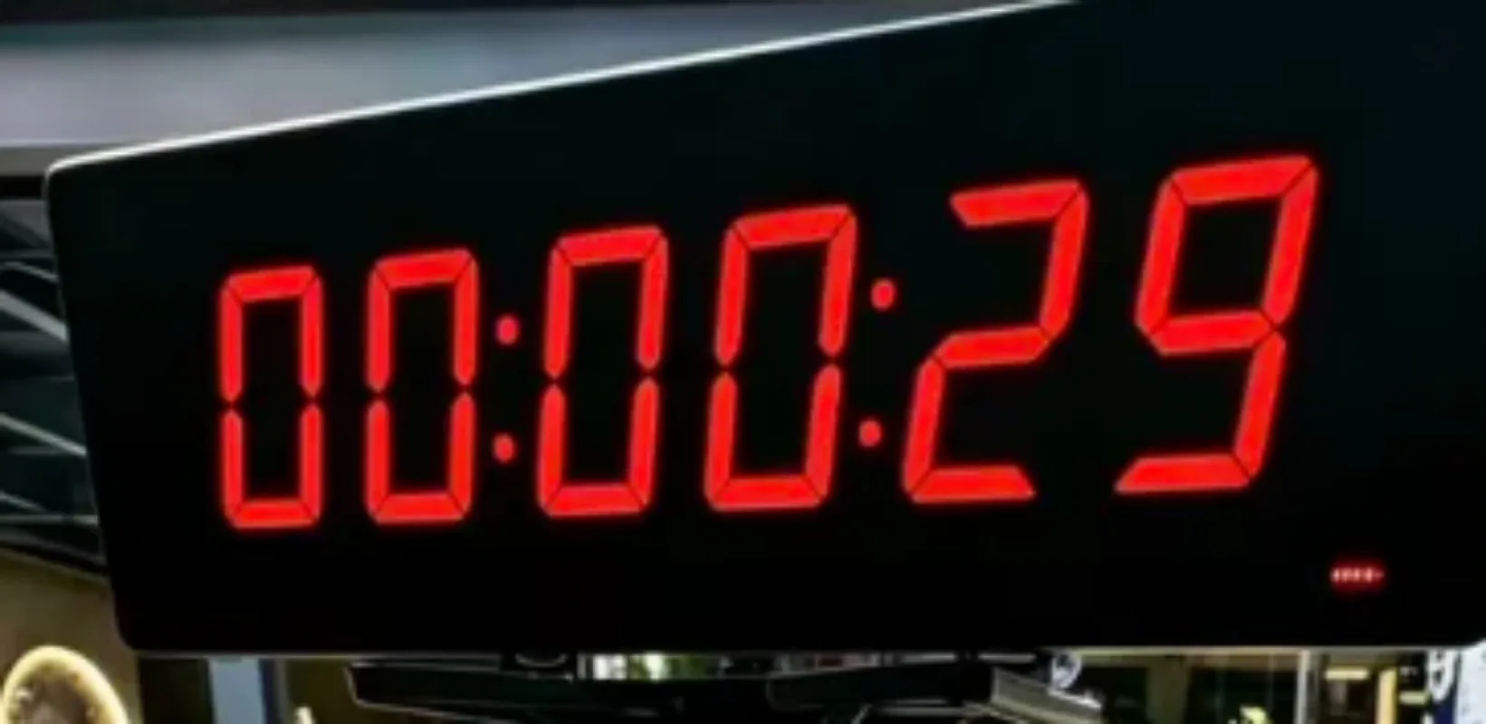 Digital 6‑Digit LED Stopwatch Timer, Countdown Timing Device With Remote Controller For Race Sports
