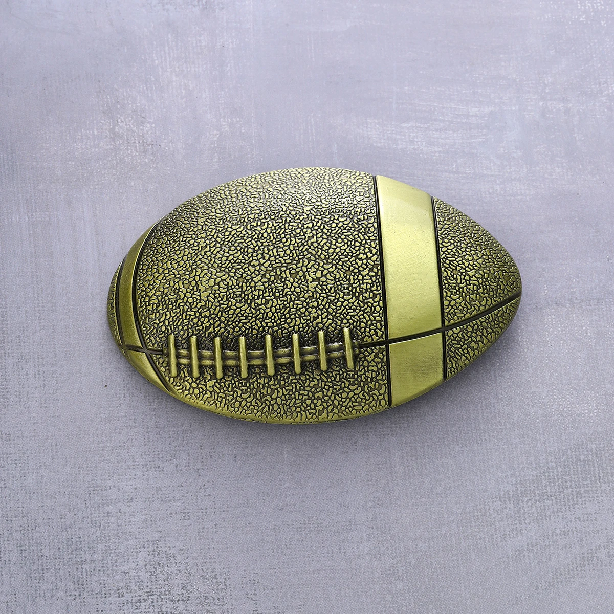 Aksesori DIY gesper sabuk rugby perak antik buram berukir retro gaya Barat