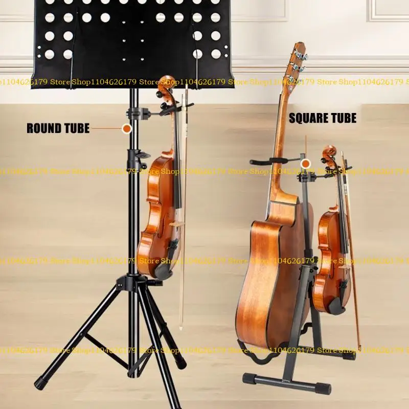 

A1A2 Violin Hanger Hanging Rack Hanging Stand, Violin Holder Violin and Viola Stand for Desktop Use with Nonslip Padding