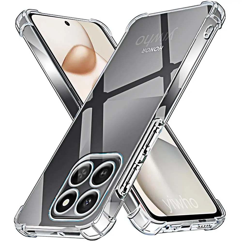 حافظة هاتف شفافة لهاتف Honor X7d X8d X9d X6d X9c X8c X7c X6c X9b X8b X7b X6b 5G 4G غطاء خلفي حافظة هواتف واقية غلاف ناعم #1