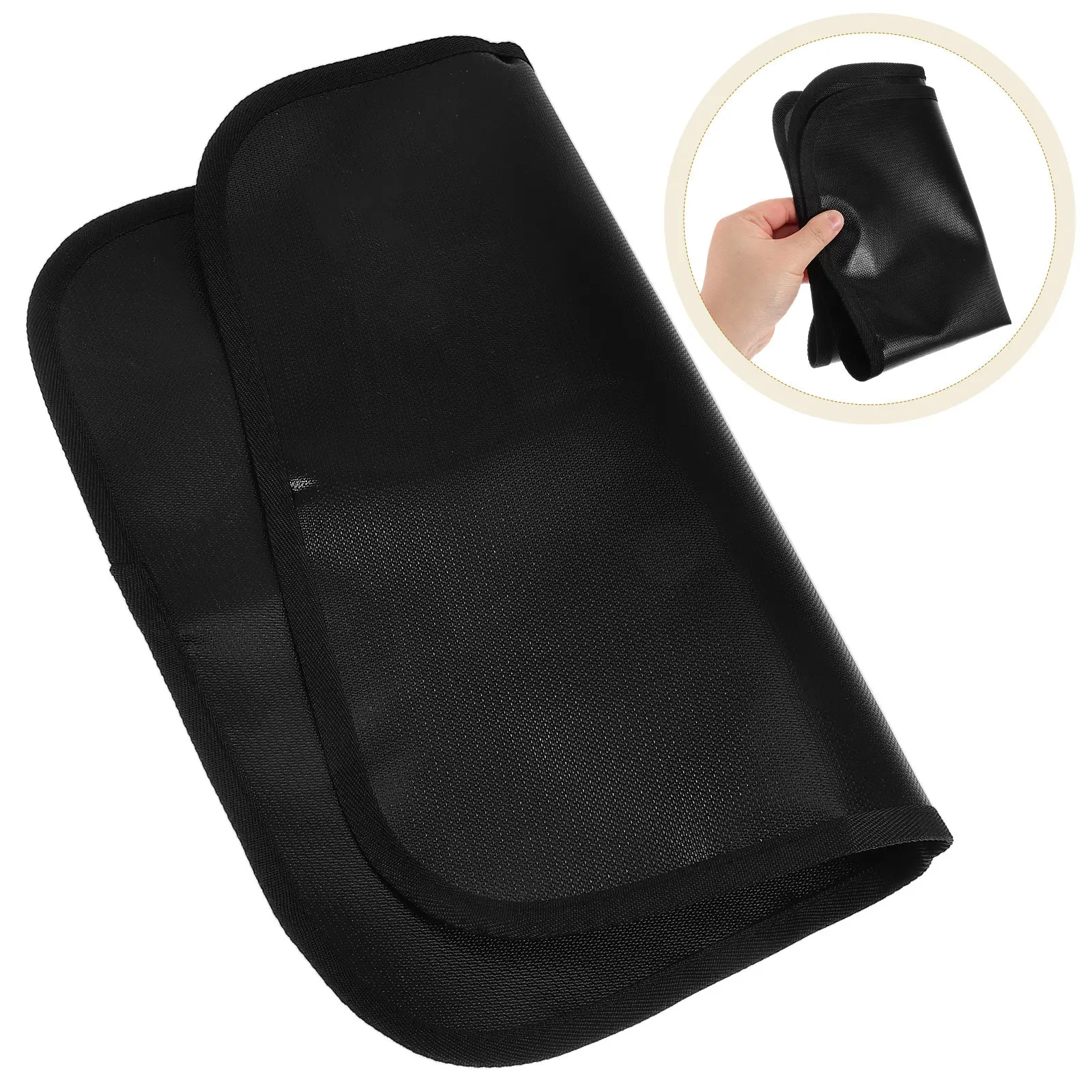 2 шт. огнестойких термостойких ковриков 18x15 дюймов из силиконового стекловолокна, двусторонние, для гриля, аэрофритюрницы, столешницы, плиты, духовки, кофемашины 2 шт. огнестойких термостойких ковриков 18x15 дюймов из силиконового стекловолокна, двусторонние, для гриля, аэрофритюрницы, столешницы, плиты, духовки, кофемашины