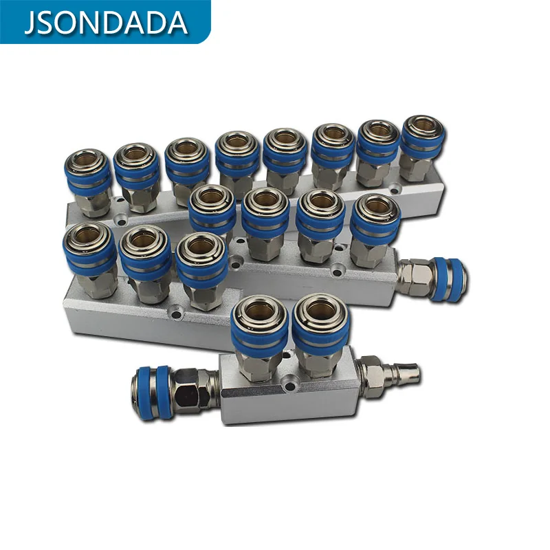 Oil Distributor  Water Distributor Air Distributor Quick Connector Air Pipe Block Gas Separator Manifold Plate 1/4