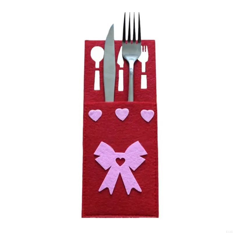 Bộ 4 Túi đồ trang trí trang trí Túi đồ dùng Valentine Day Day Kxre