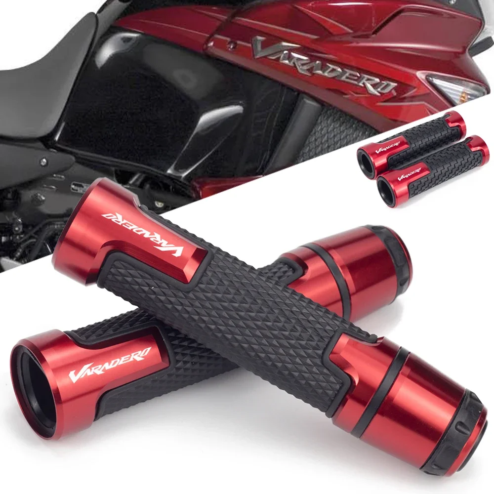 Para honda varadero xl1000 xl125 varadero 125 1000 durante todo o ano apertos da motocicleta barra de borracha antiderrapante end thruster grip 7/8 "22mm 24m