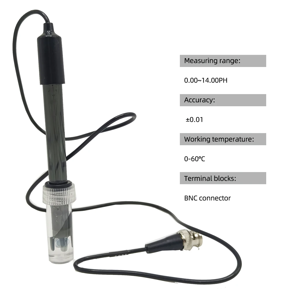 Pen Type PH Electrode Sensor BNC Connector Probe Pool Water Laboratory pH Composite ElectrodepH