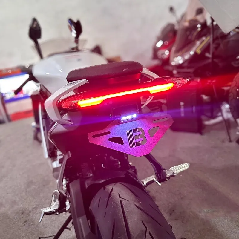 Dla CFMOTO 675SR-R 675NK 675 NK SS SR NK675 2025-2026 Motocyklowy Tylny Błotnik Eliminator Tablicy Rejestracyjnej Uchwyt