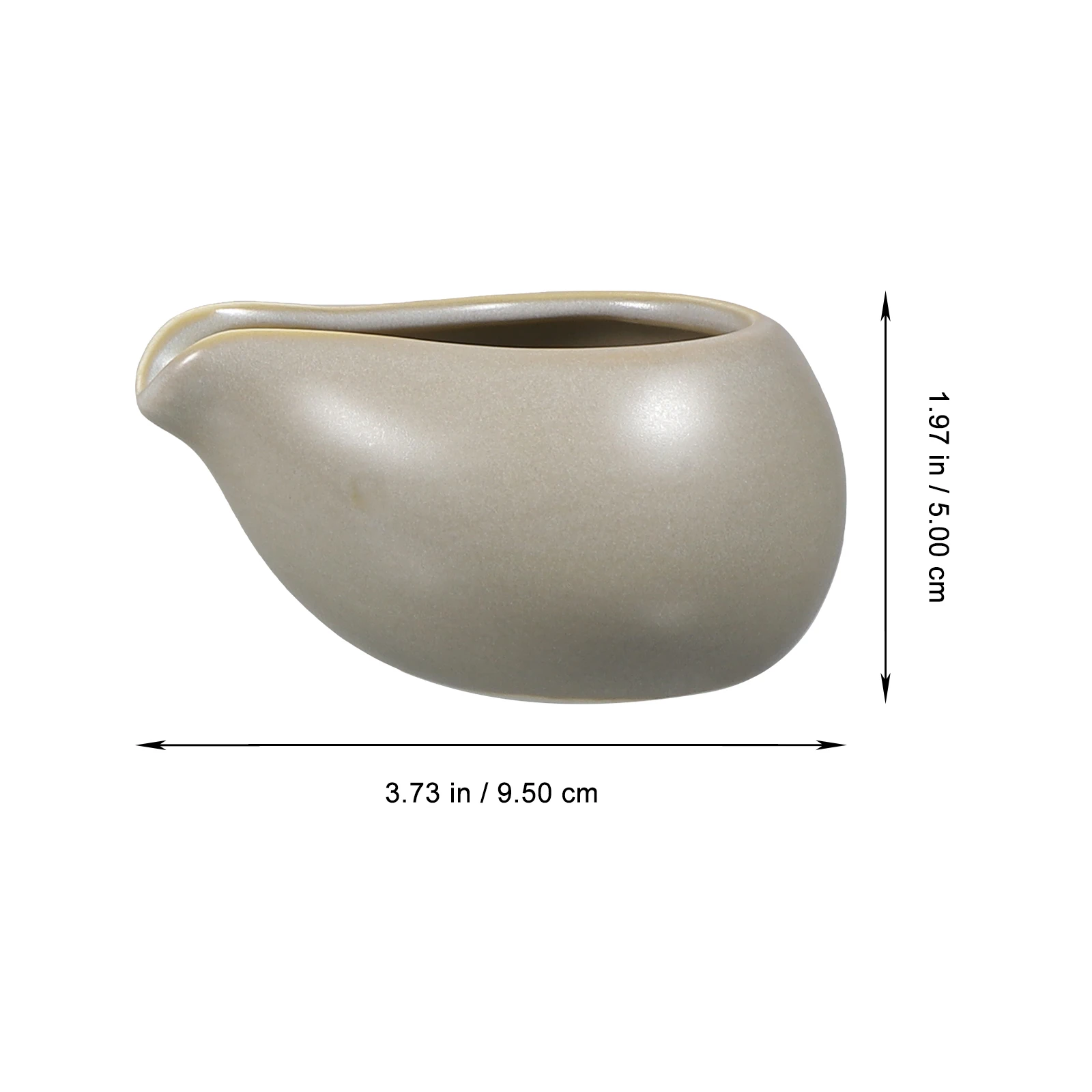 

3pcs Ceramic Milk Nordic Style Sauce Pitcher For Coffee Tea Kitchen Supplies Gravy Dispenser Condiment Boat Coffee Bar