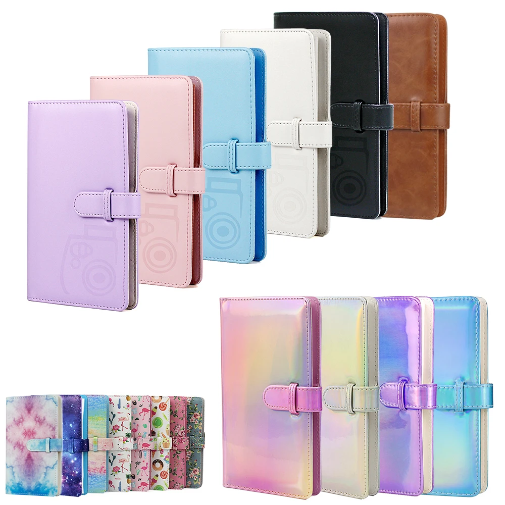 New 3 Inch 96 Pockets Photo Film Album Storage Book For FujiFilm Instax Mini 12 11 8 9 7s 50 90 Mini Film Paper Size