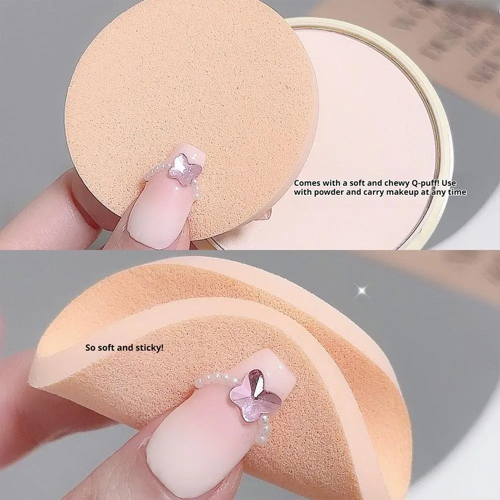 Puder wygładzający z efektem soft focus, kontrolujący wydzielanie sebum, wodoodporny, długotrwały, wykończeniowy puder do makijażu, redukujący widoczność porów, korektor, upiększający prezent dla kobiet.