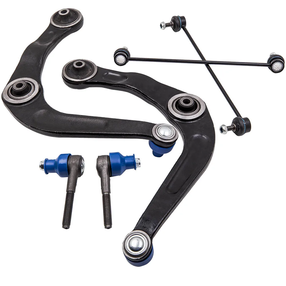 Front Lower Suspension Wishbone Control Arms Drop Links Kit 98- For Peugeot 206