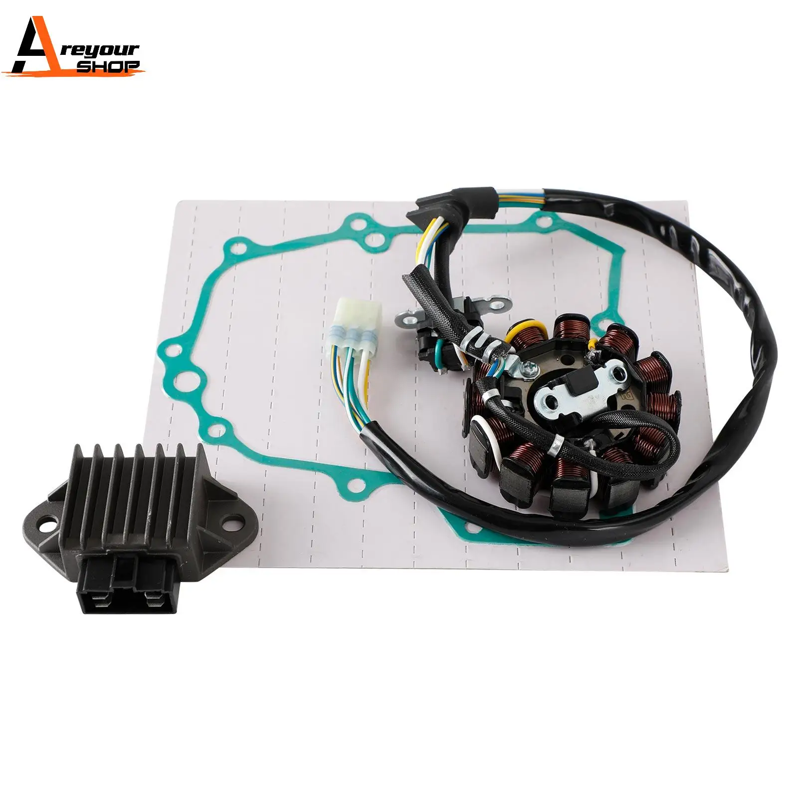 

Areyourshop Regulator Magneto Stator Coil Gasket Kit For Honda CRF 450 R PE05 2015 - 2016