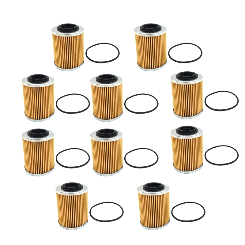 420956123 10Pcs Oil Filter Fit for Ski-Doo Spark Sea-Doo Can-Am Maverick Max 1000R X3 EXPEDITION GRAND TOURING RENEGADE MODELS