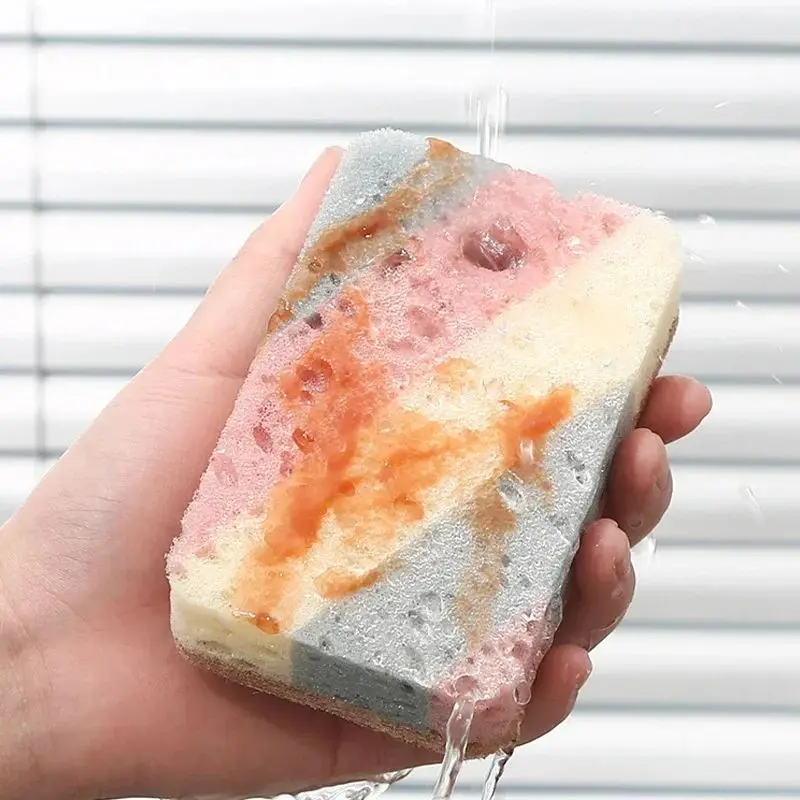 المطبخ إزالة البقع نانو الإسفنج ماجيك مسح مائة نظيفة القطن غسل الصحون الإسفنج مناديل أواني تنظيف الحمام #4