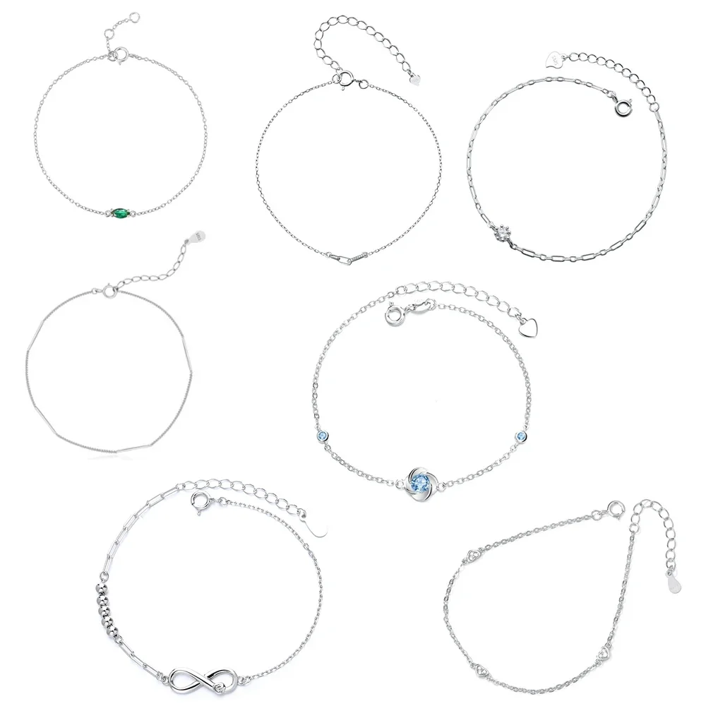 

Женский браслет из серебра 925 пробы с фианитами