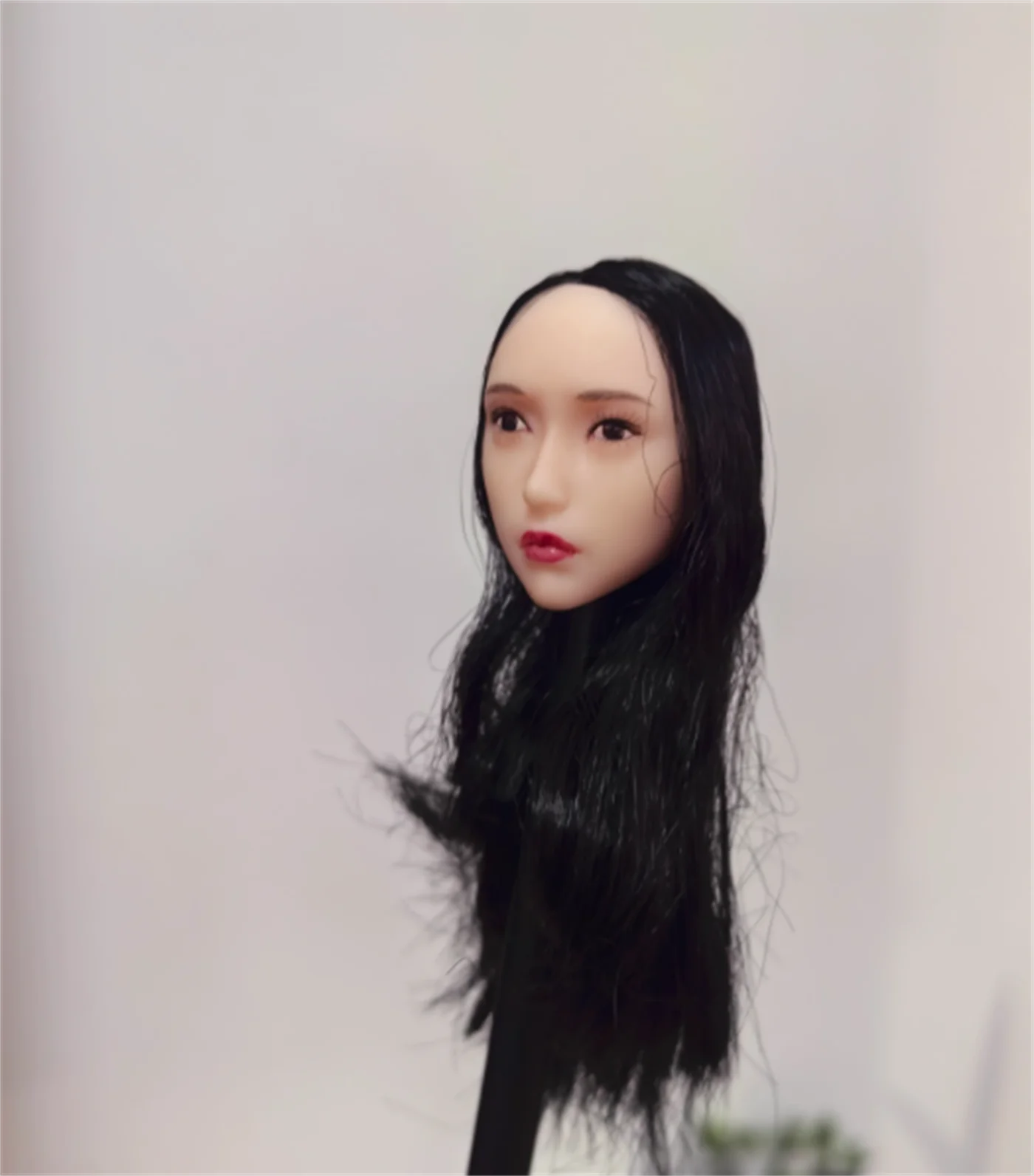 

1/6 Scale head Sculpt Female pale Expression Beauty Model toys Fit 12'' Tbleague Phicen Action Figure Body customize