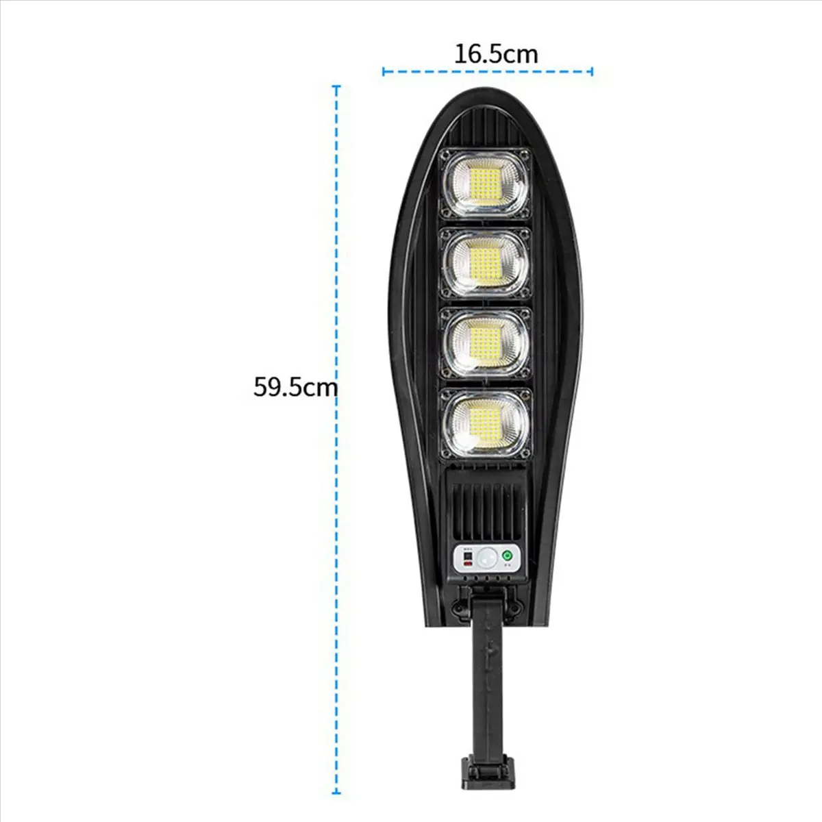 

【Hot Shown】2X Upgraded 168LED Solar Street Light Waterproof LED for Garden Wall Adjustable Angle Solar Lamp Built-in 3000MAH